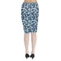 Navy Camouflage Midi Wrap Pencil Skirt View2