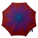 Colorful Red & Blue Gradient Background Hook Handle Umbrellas (Large) View1