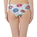 Colorful Sea Pattern Tropical Fish Medusa Ocean Hipster Bikini Bottom View2