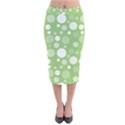 Polka dots Velvet Midi Pencil Skirt View1