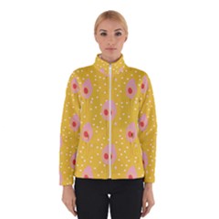 Flower Floral Tulip Leaf Pink Yellow Polka Sot Spot Winterwear by Mariart