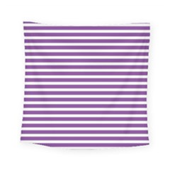 Horizontal Stripes Purple Square Tapestry (small) by Mariart