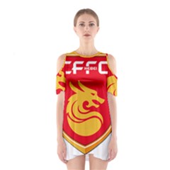 Hebei China Fortune F C  Shoulder Cutout One Piece by Valentinaart