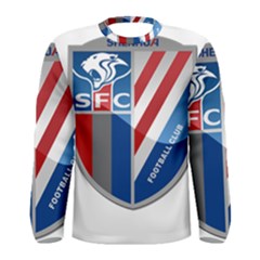 Shanghai Greenland Shenhua F C  Men s Long Sleeve Tee by Valentinaart