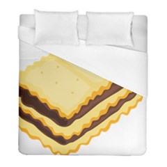 Sandwich Biscuit Chocolate Bread Duvet Cover (full/ Double Size) by Mariart