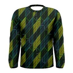 Modern Geometric Seamless Pattern Men s Long Sleeve Tee by dflcprintsclothing