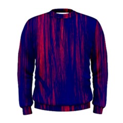 Abstract Color Red Blue Men s Sweatshirt by Simbadda