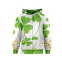 Flower Floralleaf Green Reboon Kids  Zipper Hoodie View1