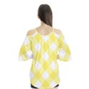 Plaid Chevron Yellow White Wave Flutter Tees View2