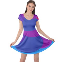 Circles Colorful Balloon Circle Purple Blue Red Orange Cap Sleeve Dresses by Mariart
