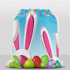 Easter Bunny  Drawstring Bag (small) by Valentinaart