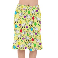 Easter Lamb Mermaid Skirt by Valentinaart