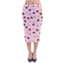 Donuts pattern Velvet Midi Pencil Skirt View1