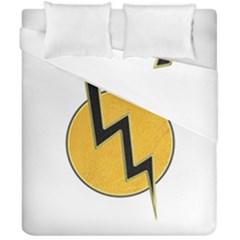 Lightning Bolt Duvet Cover Double Side (california King Size) by linceazul