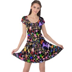 Network Integration Intertwined Cap Sleeve Dresses by Nexatart