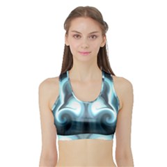 Jg30 Sports Bra With Border by gunnsphotoartplus