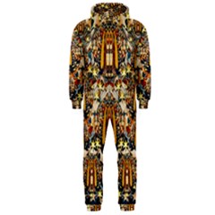 Lady Panda Goes Into The Starry Gothic Night Hooded Jumpsuit (men)  by pepitasart