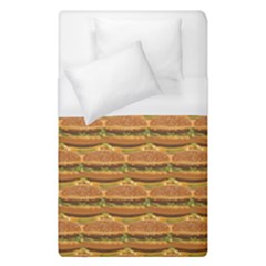 Delicious Burger Pattern Duvet Cover (single Size) by berwies