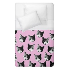 Cat Pattern Duvet Cover (single Size) by Valentinaart