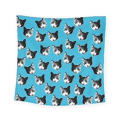 Cat Pattern Square Tapestry (small) by Valentinaart