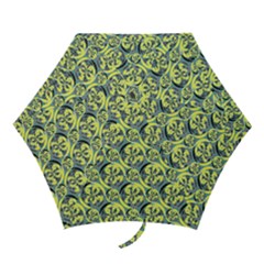 Black And Yellow Pattern Mini Folding Umbrellas by linceazul