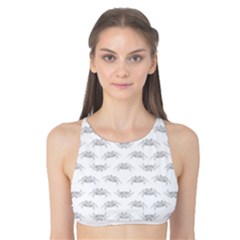 Pop Art Style Crabs Motif Pattern Tank Bikini Top by dflcprintsclothing