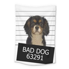Bad Dog Small Tapestry by Valentinaart