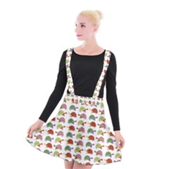 Turtle Pattern Suspender Skater Skirt by Valentinaart