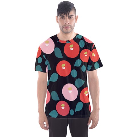 Candy Sugar Red Pink Blue Black Circle Men s Sport Mesh Tee by Mariart