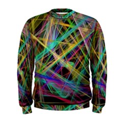 Colorful Laser Lights              Men s Sweatshirt by LalyLauraFLM