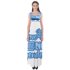 Love Knows No Gender Empire Waist Maxi Dress by Valentinaart