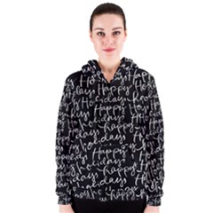 Happy Holidays Women s Zipper Hoodie by Mariart