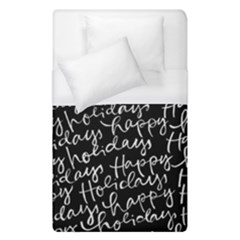 Happy Holidays Duvet Cover (single Size) by Mariart