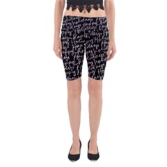 Happy Holidays Yoga Cropped Leggings by Mariart