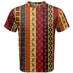 Tribal Grace Colorful Men s Cotton Tee by Mariart
