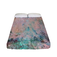 Cold Stone Abstract Fitted Sheet (full/ Double Size) by digitaldivadesigns