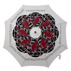 Basketball Never Stops Hook Handle Umbrellas (large) by Valentinaart