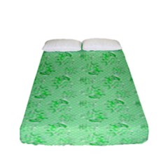 Floral Pattern Fitted Sheet (full/ Double Size) by ValentinaDesign
