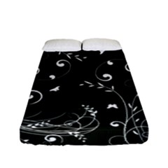 Floral Design Fitted Sheet (full/ Double Size) by ValentinaDesign