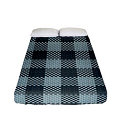 Plaid Pattern Fitted Sheet (full/ Double Size) by ValentinaDesign