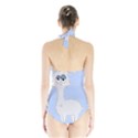 Grumpy Persian Cat Llama Halter Swimsuit View2