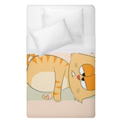 Even Cat Hates Monday Duvet Cover (single Size) by Catifornia
