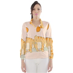 Even Cat Hates Monday Wind Breaker (women) by Catifornia