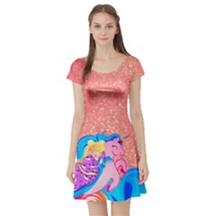 Unicorn Dreams Short Sleeve Skater Dress by tonitails