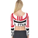 Ono Sendai Logo Long Sleeve Crop Top View2