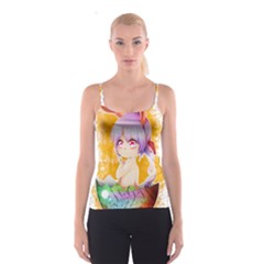 Easter Bunny Girl Spaghetti Strap Top by Catifornia