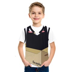 Black Cat In A Box Kids  Sportswear by Catifornia