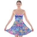 Flamingo pattern Strapless Bra Top Dress View1