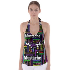 Mustache Babydoll Tankini Top by Mariart