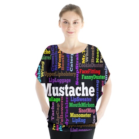 Mustache Blouse by Mariart